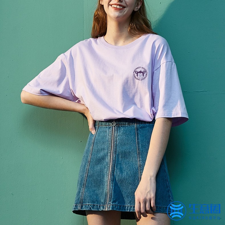 杰西女装 t恤女夏2022 qq服装店 运动鞋品牌折扣店 阿里巴巴批发网服装