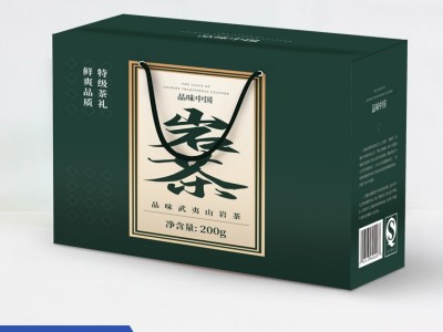 茶叶包装盒 龙井毛尖礼盒定做 即墨厂家可免费设计打样图1