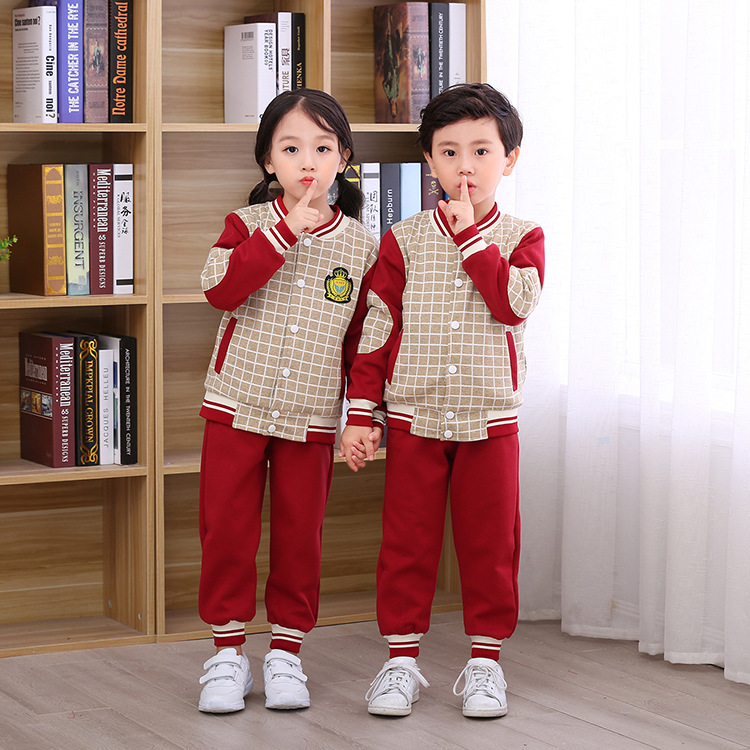 幼儿园运动服 定做学生运动服 可来图定制
